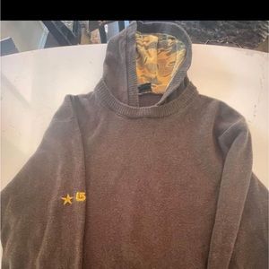 Burton said Mens L Vintage Snowboard Hooded Sweater